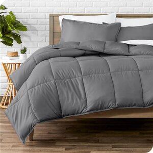 Home Comforter Set - Queen Size - Ultra-Soft - Goose Down Alternative